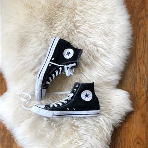 High Top Converse Black Womens 10 Men’s 8